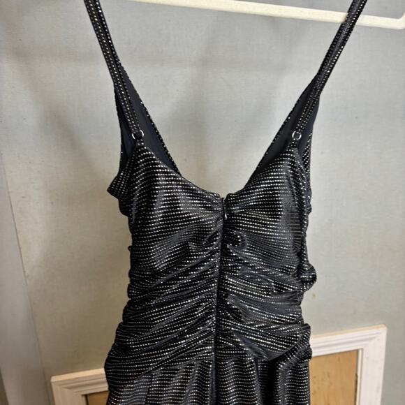 NWT Patbo Strass Velvet Tie-Front Jumpsuit - Picture 11 of 12